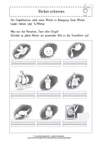 Vorschau - Unterrichtsreihen - Verben Forscherheft Übungsheft Wochenplan Klasse 2 Montessori Wortarten - Seite 3