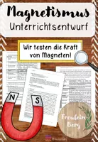 Vorschau - Stundenentwürfe - Unterrichtsentwurf - Wir testen die Kraft von Magneten! - Deckblatt