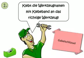 Vorschau - Unterrichtsreihen - Werkzeug-Zuordnungskarten + Arbeitsblätter Werkzeugkunde - Seite 1