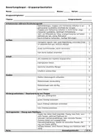 Vorschau - Anderer Materialtyp - Bewertungsbogen Referat & Gruppenarbeit mit Präsentation - Seite 2