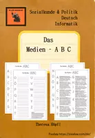 Vorschau - Arbeitsblätter - Das Medien-ABC - Deckblatt
