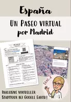 Vorschau - Arbeitsblätter - MATERIALPAKET Un paseo virtual por Madrid - IKK und Wortschatz Wegbeschreibungen - Seite 1