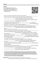 Vorschau - Arbeitsblätter - Englischsprachige AB zum Thema "Europe" + Lösung & MP3 + - Seite 2