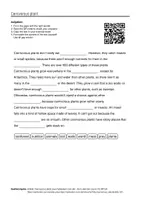 Vorschau - Arbeitsblätter - Englischsprachige AB zum Thema "Carnivorous plant" + Lösung & MP3 + - Deckblatt