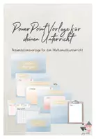 Vorschau - Präsentationen/Tafelbilder - PowerPoint Vorlage für deinen Unterricht #Hybridunterricht - Deckblatt