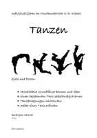 Vorschau - Unterrichtsreihen - Musik - Tanzen - Postenarbeit - Deckblatt