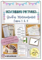 Vorschau - Stundenentwürfe - Describing Pictures - Großes Materialpaket (Lesson 1 + 2) - Deckblatt