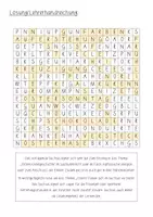 Vorschau - Arbeitsblätter - Rund um Ostern - Suchsel/Buchstabengitter - Seite 1