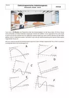 Vorschau - Arbeitsblätter - Physik-Manga: Induktionsgesetz (Arbeitsblatt, Hilfekarten & Lösungen) Niveau: einfach - mittel - Deckblatt