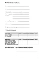 Vorschau - Arbeitsblätter - 3. Feedback-Methode - Auswertung Praktikum / Arbeitserprobung / Betriebsstätte / Lehrer - Seite 2