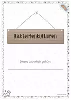 Vorschau - Unterrichtsreihen - Laborheft - Bakterienkulturen - Deckblatt