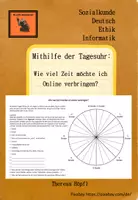 Vorschau - Arbeitsblätter - Sinnvolle Online-Zeit selbst bestimmen - Deckblatt