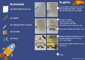 Vorschau - Arbeitsblätter - Mit Schwung ins neue Jahr. Schritt-für-Schritt-Anleitung - Seite 2
