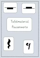 Vorschau - Arbeitsblätter - Pausenwerte Materialpaket Tafelmaterial und Arbeitsblätter - Seite 1