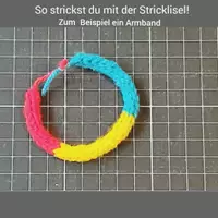 Vorschau - Bildkarten - So strickst du mit der Stricklisel! - Deckblatt