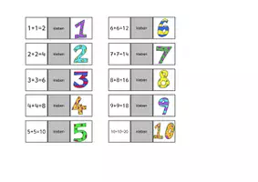 Vorschau - Arbeitsblätter - Mathematik 1 - Verdopplungsaufgaben automatisieren mit dem Verdopplungstelefon - Seite 2
