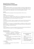 Vorschau - Arbeitsblätter - Biografisches Stillleben - Gestaltungspraktische Leistungsaufgabe - Deckblatt