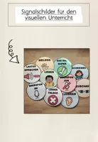 Vorschau - Bildkarten - Schilder für das virtuelle Lernen (1.-6. Klasse) - Deckblatt