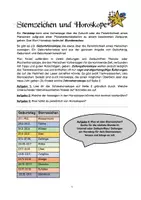 Vorschau - Arbeitsblätter - Astrologie, Astronomie, Horoskope und Sternzeichen - Seite 2