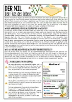Vorschau - Stundenentwürfe - Ägypten Arbeitsblätter | Der Nil - Fragen & Lösungen - Seite 2