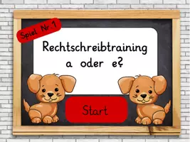 Vorschau - Arbeitsblätter - Kombipaket: Ä oder e? (2 x Arbeitsblatt, 2 x interaktives Spiel und 2 Diktatttexte) - Deckblatt