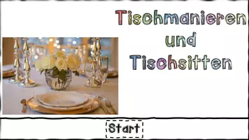 Vorschau - Präsentationen/Tafelbilder - Tischmanieren und Tischsitten digital - Seite 1