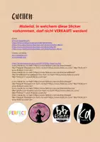 Vorschau - selbst erstellte Cliparts/Grafiken - interaktive PDF - Sticker im PNG-Format für deine eigene PDF - Seite 1