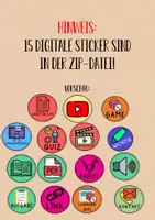 Vorschau - selbst erstellte Cliparts/Grafiken - interaktive PDF - Sticker im PNG-Format für deine eigene PDF - Seite 2