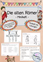 Vorschau - Arbeitsblätter - Die alten Römer - Miniheft - - Deckblatt