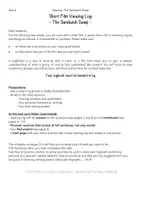 Vorschau - Unterrichtsreihen - Viewing Log: The Sandwich Swap - Deckblatt