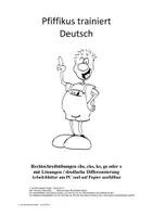 Vorschau - Arbeitsblätter - Übungen chs, cks, ks gs x auch am PC ausfüllbar - Deckblatt