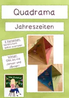 Vorschau - Arbeitsblätter - Jahreszeiten - Quadrama - Deckblatt