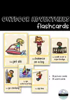 Vorschau - Bildkarten - Flashcards - Outdoor Adventures - Deckblatt