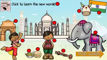 Vorschau - Präsentationen/Tafelbilder - India | digitale Wortschatzeinführung | Wortschatz | Landeskunde Indien - Seite 2
