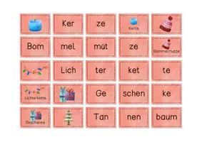 Vorschau - Fördermaterial/Inklusion - Streichholzschachtelwörter - Winter - Seite 2