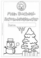 Vorschau - Arbeitsblätter - Adventskalender | 24 Suchsel | Lesespaß ab Kl. 2 - Seite 1