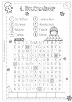 Vorschau - Arbeitsblätter - Adventskalender | 24 Suchsel | Lesespaß ab Kl. 2 - Seite 3