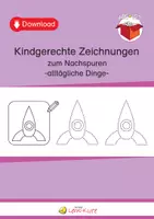 Vorschau - Arbeitsblätter - Kindgerechte Zeichnungen zum Nachspuren Themenpaket - Seite 1