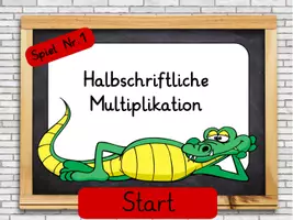 Vorschau - Spiele - 4 interaktive PDF-Spiele: Mathematik Klasse 3 - Deckblatt