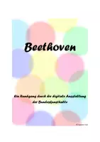 Vorschau - Arbeitsblätter - Beethoven - Rundgang durch eine digitale Ausstellung - Deckblatt