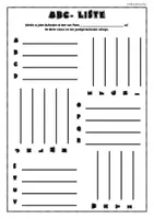 Vorschau - Arbeitsblätter - ABC-Listen (8 verschiedene Designs) - Seite 3