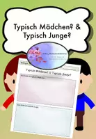 Vorschau - Arbeitsblätter - Typisch Mädchen & Typisch Junge? - Deckblatt
