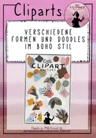 Vorschau - selbst erstellte Cliparts/Grafiken - Boho XXL Cliparts und Hintergründe Sparpaket - Seite 1