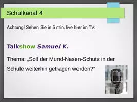 Vorschau - Stundenentwürfe - Lehrprobe UPP Unterrichtsentwurf 2020 Talkshow Corona + PPT - Seite 3