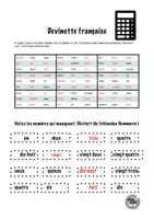 Vorschau - Arbeitsblätter - Zahlenrätsel Französisch - kombiniere geschickt und komm so zum Ziel - Seite 3