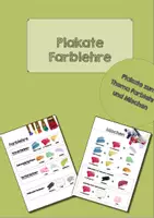 Vorschau - Poster - Plakate Poster zum Thema Farblehre und Mischen - Deckblatt