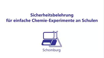 Vorschau - Videos - Sicherheitsbelehrung Chemie in der Schule - Deckblatt