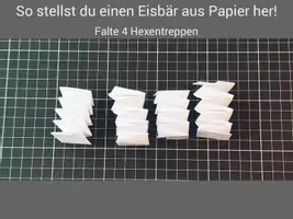 Vorschau - Bildkarten - So stellst du einen Eisbär aus Papier her! - Seite 3