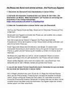 Vorschau - Arbeitsblätter - Puzzle mit Youtube Video Moses - Die Flucht aus Ägypten - Deckblatt