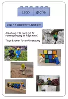Vorschau - Mal- und Bastelvorlagen - Legografie-Anleitung für ein Kunstprojekt mit Lego - Seite 1